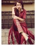 Maroon Amazing Revamping Gown style 