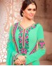 Designer Georgette Suit With Embroidery With Hand Work Salwar