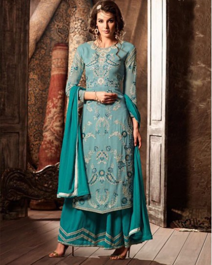 Amazing Salwar With Georgette Top and Bottom