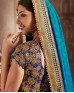 Designer Blue Color Jacquard Silk Saree