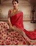 Amazing Red Color Jacquard Saree